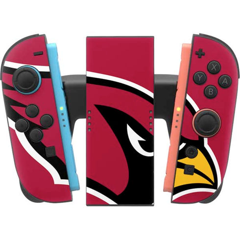 NFL Arizona Cardinals Large Logo Nintendo Switch 2 (2025) Joy-Con Controller Skin