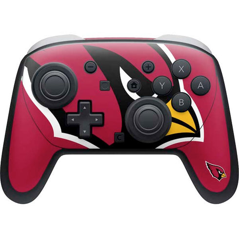 NFL Arizona Cardinals Large Logo Nintendo Switch 2 (2025) Pro Controller Skin
