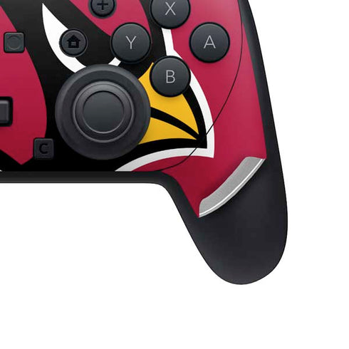NFL Arizona Cardinals Large Logo Nintendo Switch 2 (2025) Pro Controller Skin