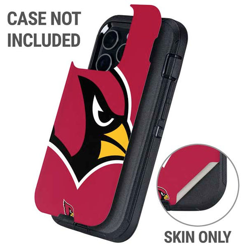 NFL Arizona Cardinals Large Logo Otterbox Defender iPhone Skin