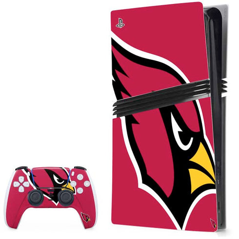 NFL Arizona Cardinals Large Logo PS5 Pro Bundle Skin