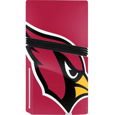 NFL Arizona Cardinals Large Logo PS5 Pro Disk Console Skin