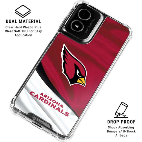 NFL Arizona Cardinals Moto G Power 5G (2024) Clear Case