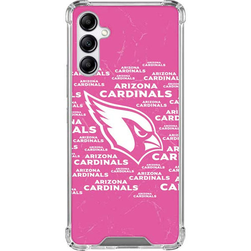NFL Arizona Cardinals Pink Blast Gabb Phone 4 Clear Case