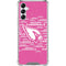 NFL Arizona Cardinals Pink Blast Gabb Phone 4 Clear Case
