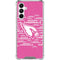 NFL Arizona Cardinals Pink Blast Galaxy A16 5G Clear Case
