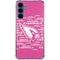 NFL Arizona Cardinals Pink Blast Galaxy A35 5G Clear Case