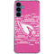NFL Arizona Cardinals Pink Blast Galaxy A55 5G Clear Case