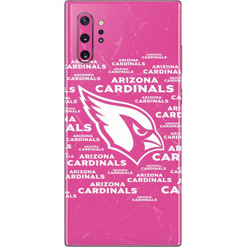 NFL Arizona Cardinals Pink Blast Galaxy Note 10 Plus Skin