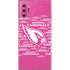 NFL Arizona Cardinals Pink Blast Galaxy Note 10 Plus Skin
