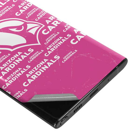 NFL Arizona Cardinals Pink Blast Galaxy Note 10 Plus Skin