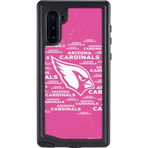 NFL Arizona Cardinals Pink Blast Galaxy Cases