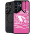 NFL Arizona Cardinals Pink Blast Galaxy S24 FE Kickstand Case