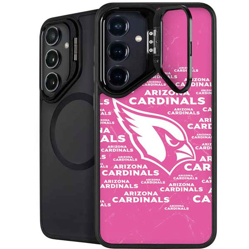 NFL Arizona Cardinals Pink Blast Galaxy S25 Kickstand Case