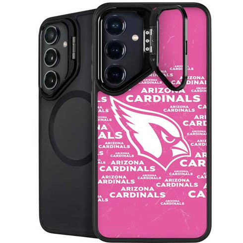 NFL Arizona Cardinals Pink Blast Galaxy S25 Plus Kickstand Case