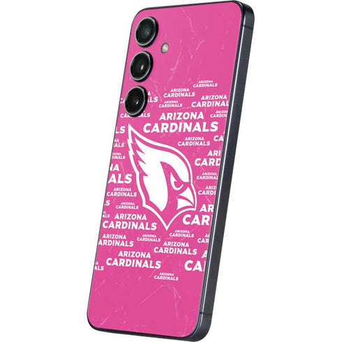 NFL Arizona Cardinals Pink Blast Galaxy S25 Plus Skin