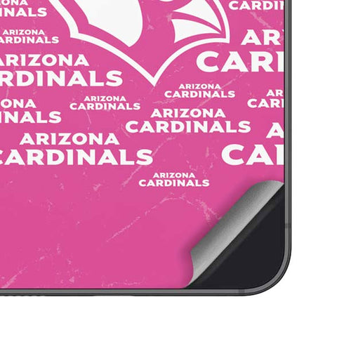 NFL Arizona Cardinals Pink Blast Galaxy S25 Plus Skin