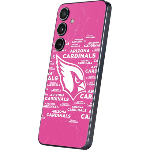 NFL Arizona Cardinals Pink Blast Galaxy S25 Skin