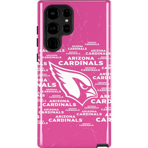 NFL Arizona Cardinals Pink Blast Galaxy S25 Ultra Impact Case