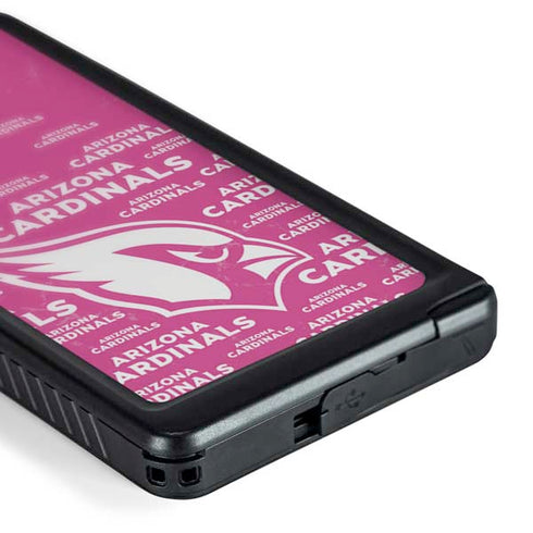 NFL Arizona Cardinals Pink Blast Galaxy S24 Ultra Waterproof Case