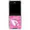 NFL Arizona Cardinals Pink Blast Galaxy Z Flip6 Clear Case