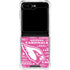 NFL Arizona Cardinals Pink Blast Galaxy Z Flip6 Clear Case