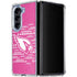NFL Arizona Cardinals Pink Blast Galaxy Z Fold5 5G Clear Case