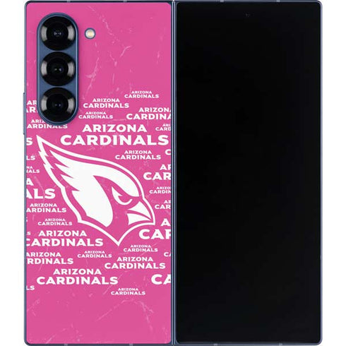 NFL Arizona Cardinals Pink Blast Galaxy Z Fold6 Skin