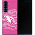 NFL Arizona Cardinals Pink Blast Galaxy Z Fold6 Skin