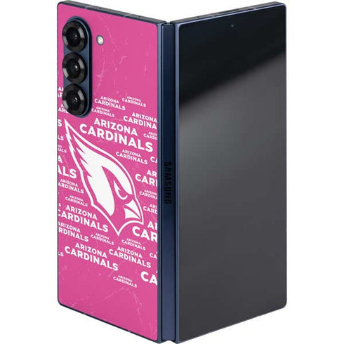 NFL Arizona Cardinals Pink Blast Galaxy Z Fold6 Skin