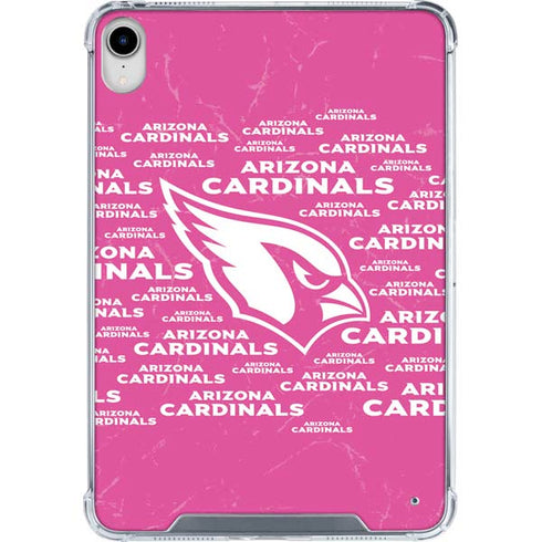NFL Arizona Cardinals Pink Blast iPad 11th Gen (2025) Clear Case
