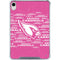 NFL Arizona Cardinals Pink Blast iPad 11th Gen (2025) Clear Case