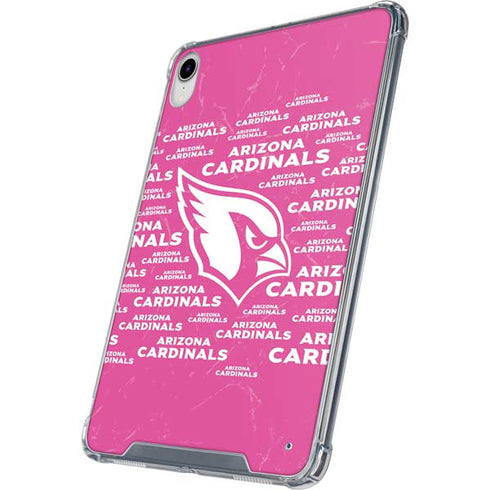NFL Arizona Cardinals Pink Blast iPad 11th Gen (2025) Clear Case
