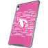 NFL Arizona Cardinals Pink Blast iPad 11th Gen (2025) Clear Case