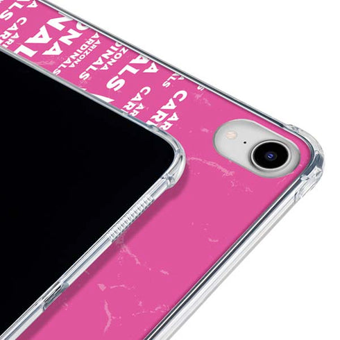 NFL Arizona Cardinals Pink Blast iPad 11th Gen (2025) Clear Case