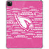 NFL Arizona Cardinals Pink Blast iPad Pro 11in (2024) Clear Case