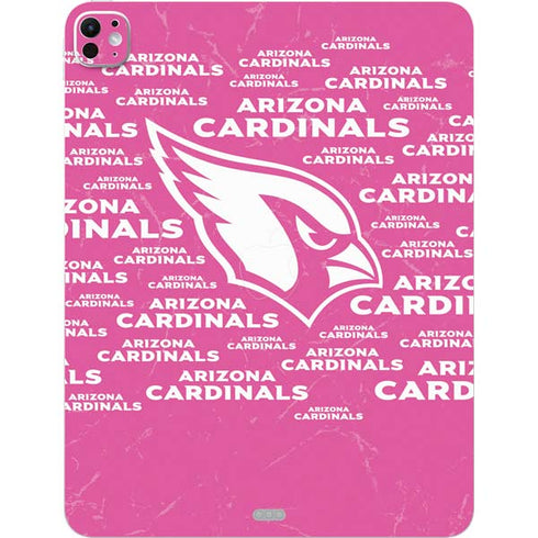 NFL Arizona Cardinals Pink Blast iPad Pro 13in M4 (2024) Skin