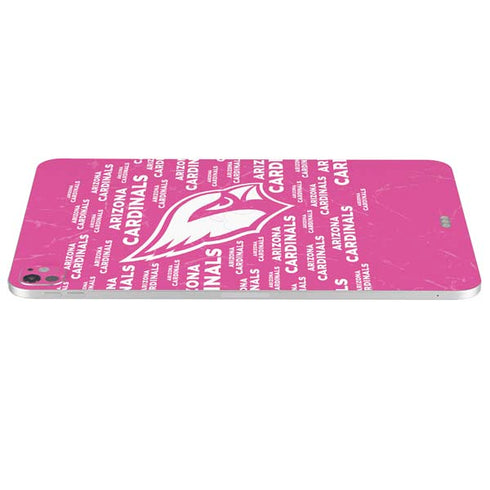 NFL Arizona Cardinals Pink Blast iPad Pro 13in M4 (2024) Skin