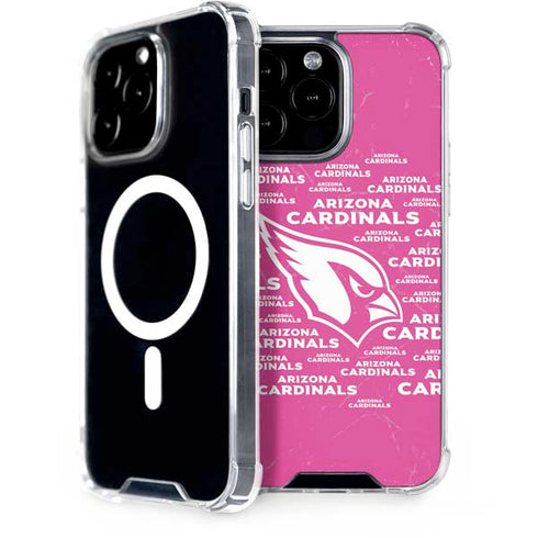 NFL Arizona Cardinals Pink Blast iPhone Cases