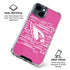 NFL Arizona Cardinals Pink Blast iPhone 15 Clear Case