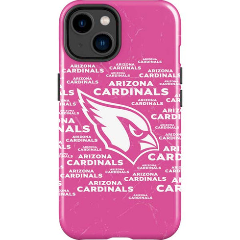 NFL Arizona Cardinals Pink Blast iPhone 15 Impact Case