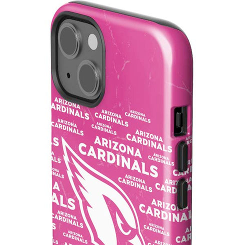 NFL Arizona Cardinals Pink Blast iPhone 15 Impact Case
