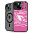 NFL Arizona Cardinals Pink Blast iPhone 15 Plus Kickstand Case