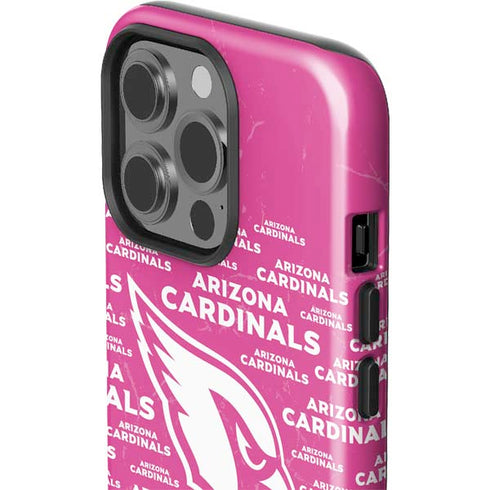 NFL Arizona Cardinals Pink Blast iPhone 15 Pro Impact Case