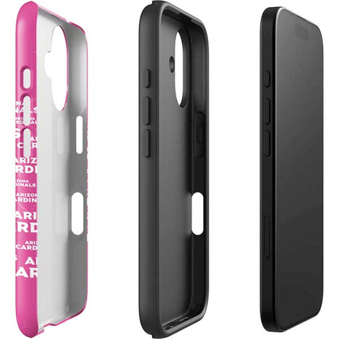 NFL Arizona Cardinals Pink Blast iPhone 16 Impact Case