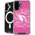 NFL Arizona Cardinals Pink Blast iPhone 16 MagSafe Case
