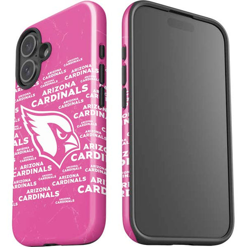 NFL Arizona Cardinals Pink Blast iPhone 16 Plus Impact Case