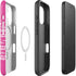 NFL Arizona Cardinals Pink Blast iPhone 16 Plus Magsafe Impact Case