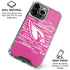 NFL Arizona Cardinals Pink Blast iPhone 16 Pro Clear Case