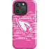 NFL Arizona Cardinals Pink Blast iPhone 16 Pro Magsafe Impact Case